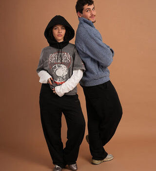 Black Wide Leg Swants