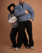 Black Wide Leg Swants - Image 8