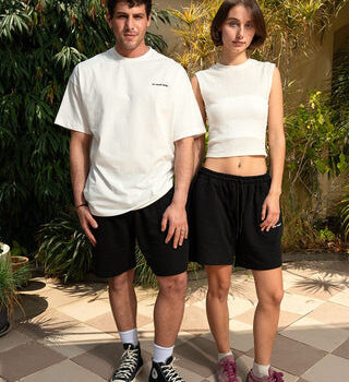 Black Wide Leg Sworts