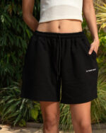 Black Wide Leg Sworts - Image 2