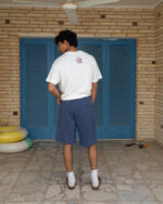 Blue Cotton Jorts - Image 5