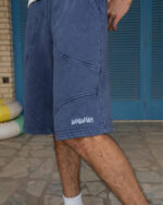 Blue Cotton Jorts - Image 4
