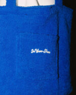 Blue Fleece Tote Bag - Image 2