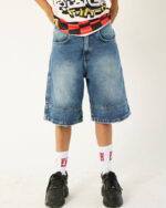Blue Washed Jorts - Image 5
