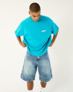 Blue Washed Jorts - Image 3