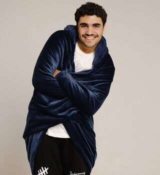 Blue Wearable Blanket