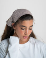 Brown Checks Bandana - Image 4