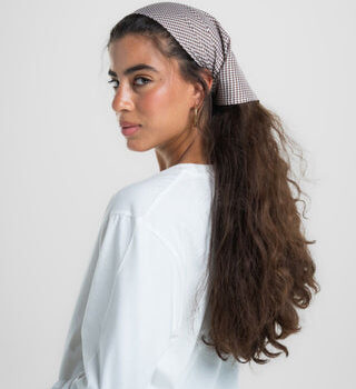 Brown Checks Bandana