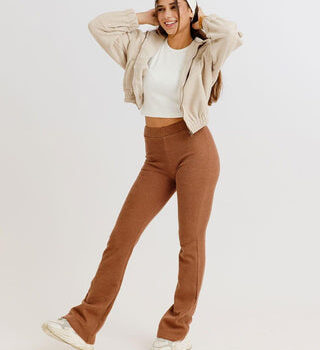Brown Flare Pants
