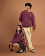 Burgundy Washed Crewneck - Image 2