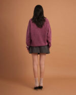 Burgundy Washed Crewneck - Image 5
