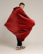 Burgundy Wearable Blanket - Image 6