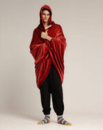 Burgundy Wearable Blanket - Image 2