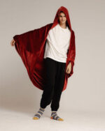 Burgundy Wearable Blanket - Image 3