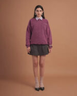 Burgundy Washed Crewneck