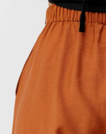 Camel Brown Linen Pants - Image 4
