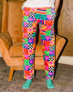 Checkered Heart Fluffy Pjoys - Image 3