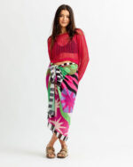 Checkered Stars Maxi Flowy Wraps