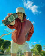 Cinnamon Corduroy Puffer Jacket - Image 2