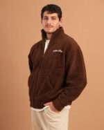 Coffee Fleece Jacket - Image 4