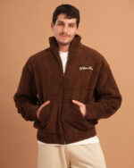 Coffee Fleece Jacket - Image 2