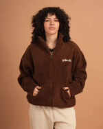 Coffee Fleece Jacket - Image 3