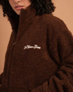 Coffee Fleece Jacket - Image 5