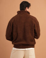 Coffee Fleece Jacket - Image 8
