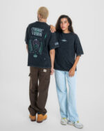 Cosmic Vision Acid Washed Oversized Tee