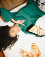 Dark Green Basic Long Sleeve Tee - Image 4