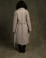 Grey Oversized Coat - Image 5