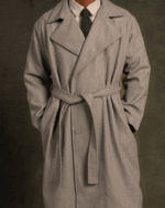 Grey Oversized Coat - Image 4