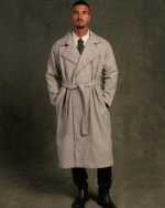 Grey Oversized Coat - Image 2