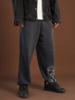 Dark Grey Printed Swants - Image 3