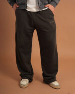 Dark Grey Wide Leg Swants - Image 3