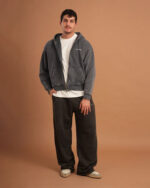 Dark Grey Wide Leg Swants