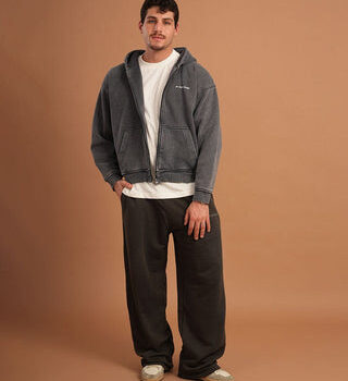 Dark Grey Wide Leg Swants
