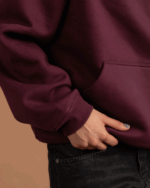 Deep Cherry Heavy Boxy Hoodie - Image 6