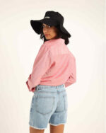 Dusty Red Linen Shirt - Image 6