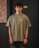 El Beit Beity Olive Oversized Tee - Image 2