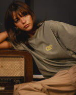 El Beit Beity Olive Oversized Tee - Image 4