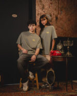 El Beit Beity Olive Oversized Tee - Image 6