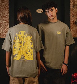 El Beit Beity Olive Oversized Tee
