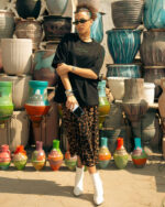 Expression Printed Oversized Tee - Image 4