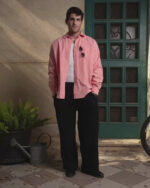 Watermelon Red Oversized Oxford Shirt