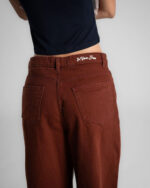 Female Brown Oversized Jeans - Image 6