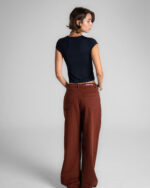 Female Brown Oversized Jeans - Image 3