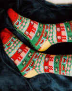 Festive Cocoa Fluffy Socks - Image 2