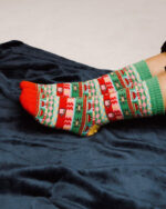 Festive Cocoa Fluffy Socks