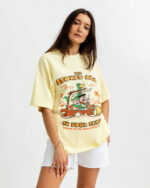 Flinstones Printed Oversized Tee - Image 6
